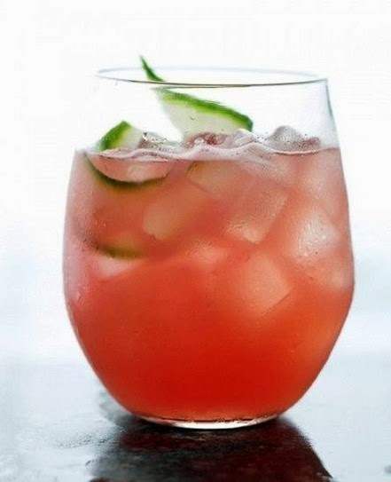Watermelon Cucumber Cocktail {Recipe Via Martha Stewart}