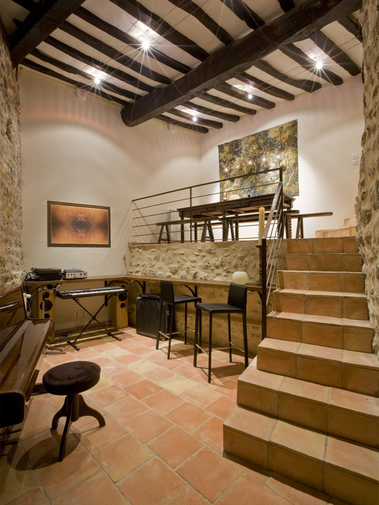 A Former Stable Now Used For Music Room Entertaining Space